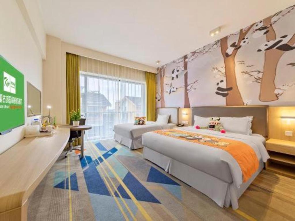 Holiday Inn Express Dujiangyan Ancient City Zewnętrze zdjęcie